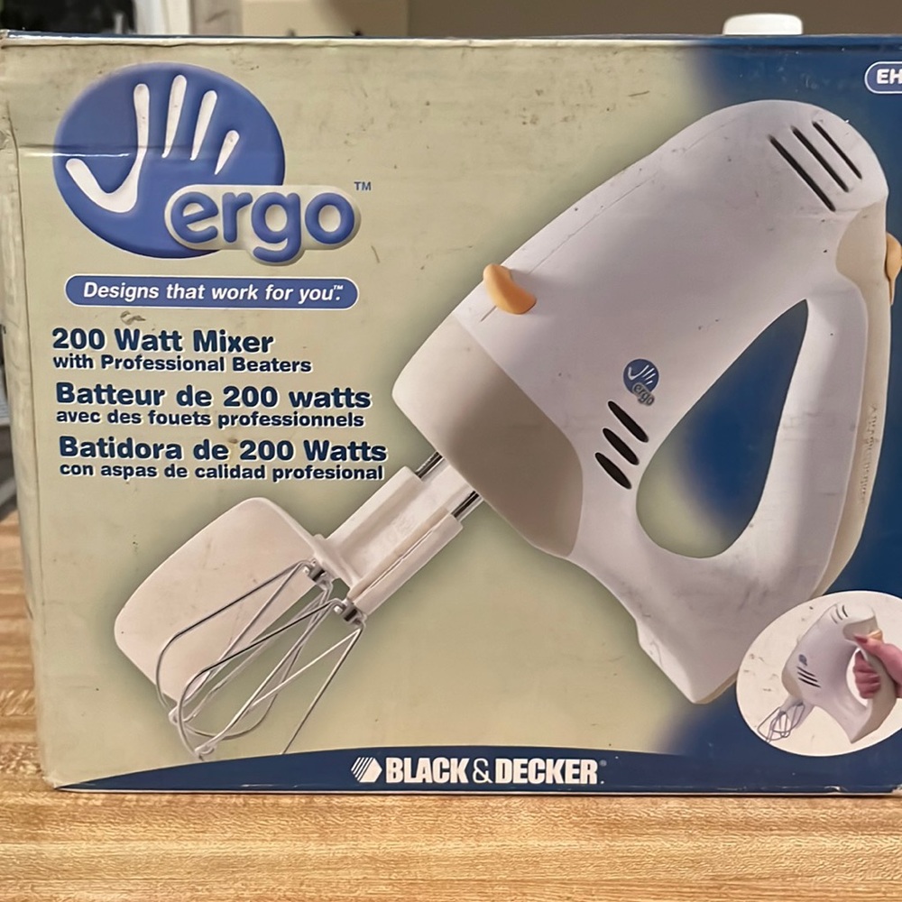 Black and Decker ergo 200 W mixer